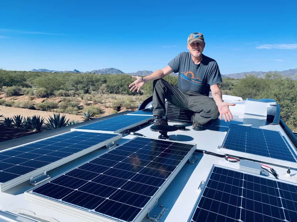A visual guide to professional RV solar panel installation